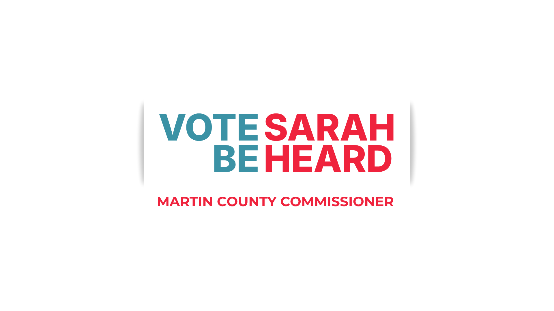 Vote Sarah – Be Heard | Martin County Commissioner